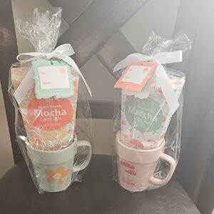 Green Thumb Mocha and Matcha Latte Mix Gift Sets Spring
